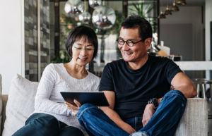 happy retired couple